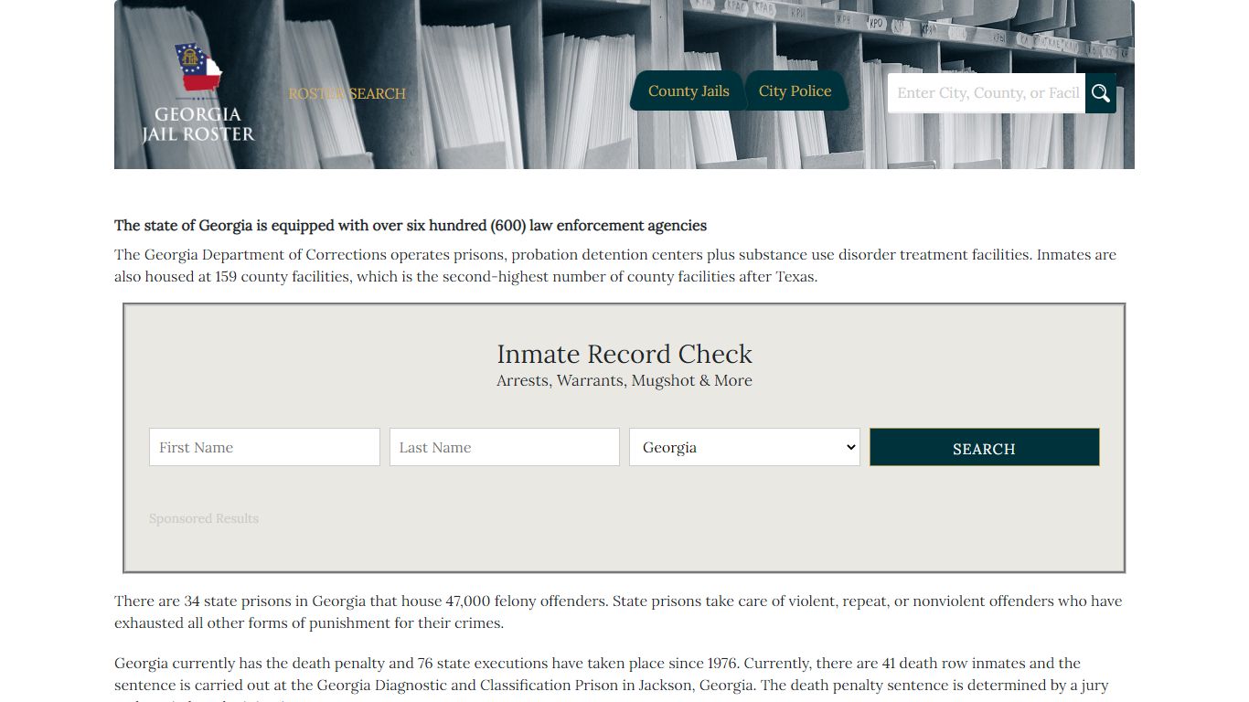 Rockdale County | Georgia Jail Inmate Search